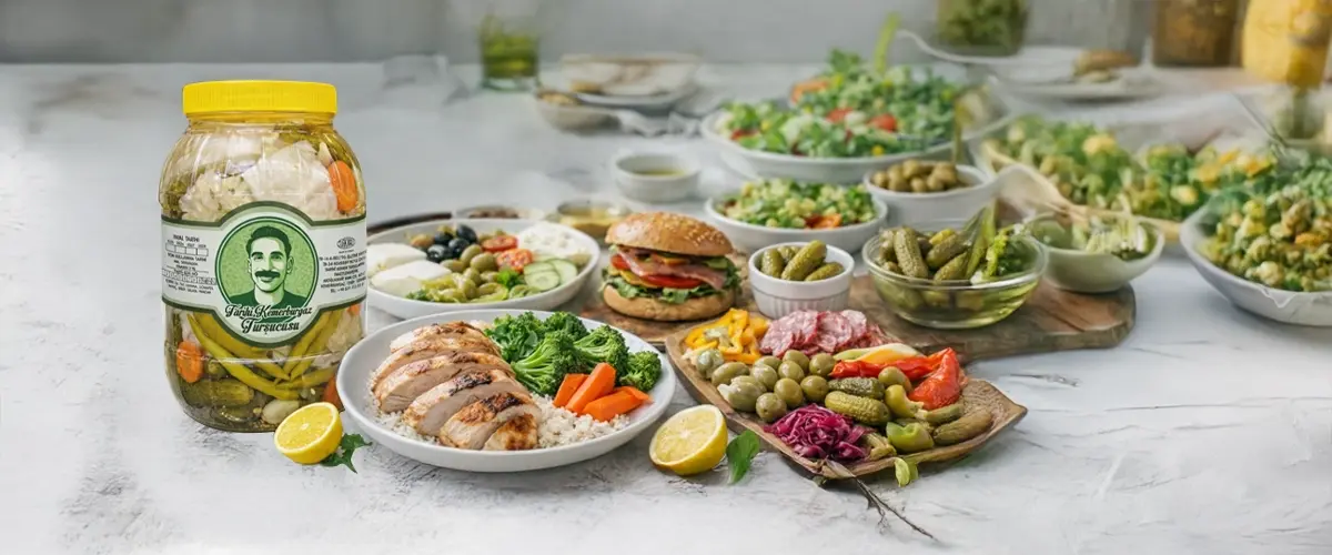 Turşu ile hızlı sofra kurma: 5 dakikada şık sunum