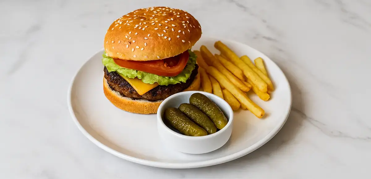 Fast Food, Sandviç ve Günlük Atıştırmalıklar ile Uyumlu Turşular