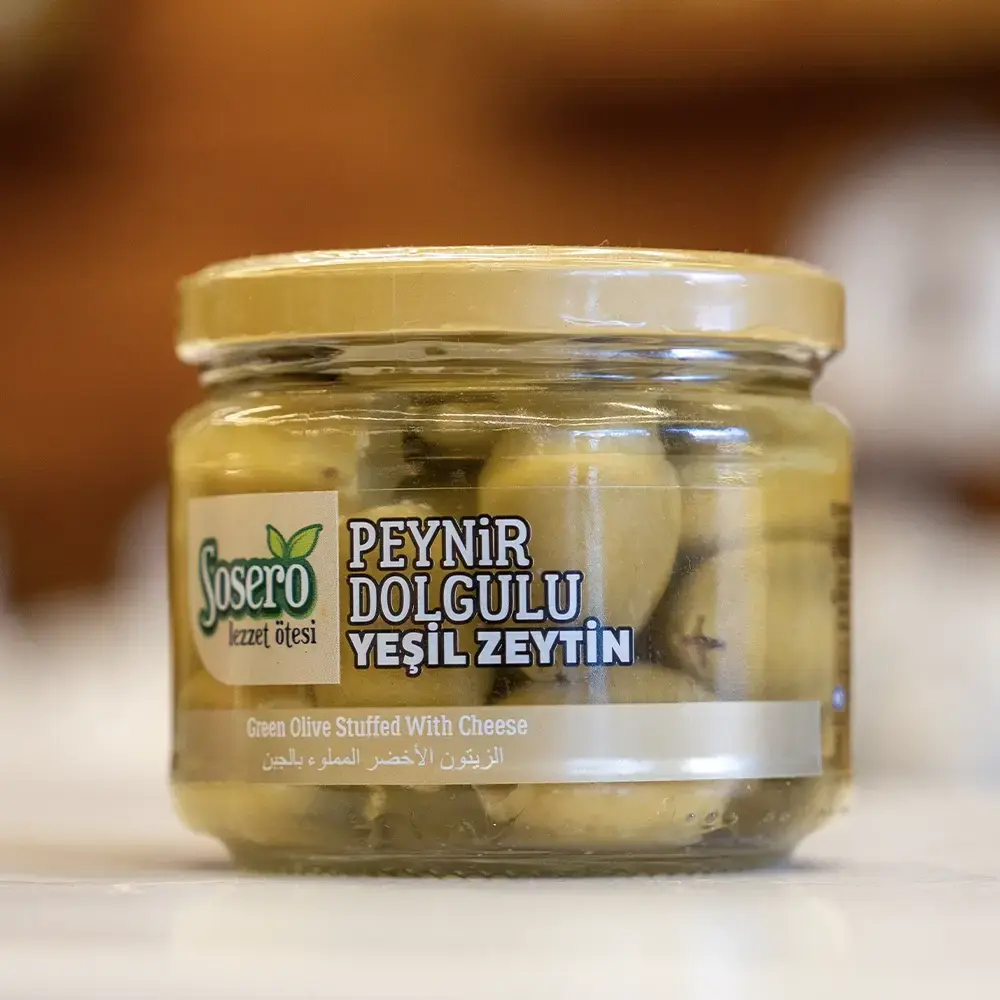 Peynir Dolgulu Yeşil Zeytin