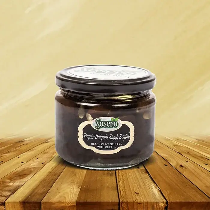 Peynir Dolgulu Siyah Zeytin