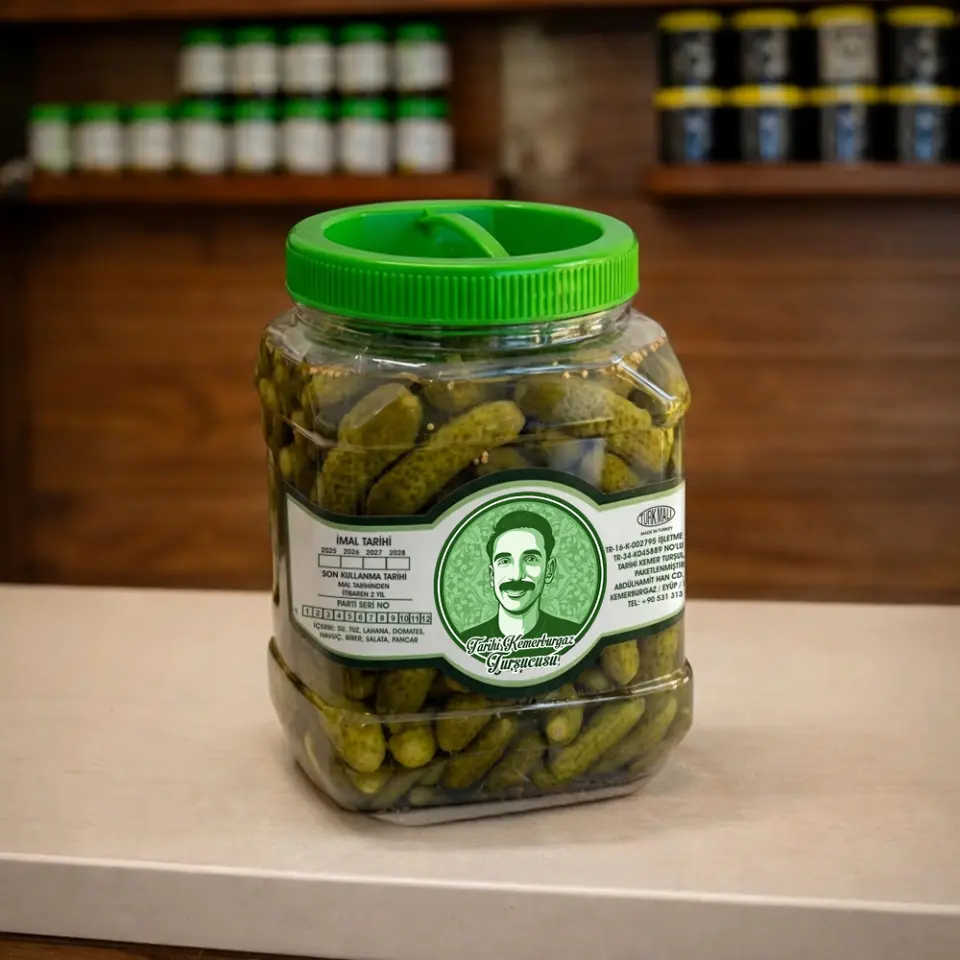 Kornişon Salatalık Turşusu 1 Kg