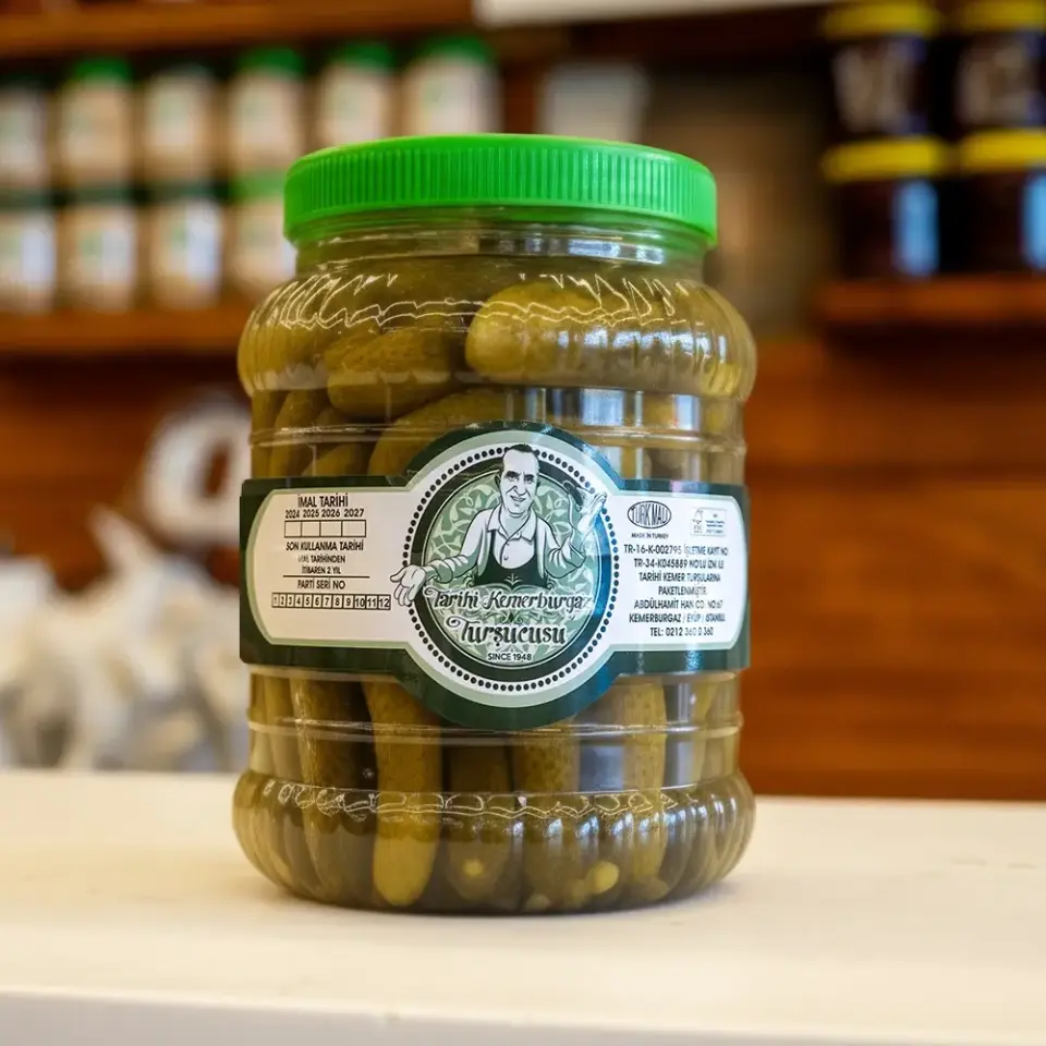 Kornişon Salatalık Turşusu 3 Kg