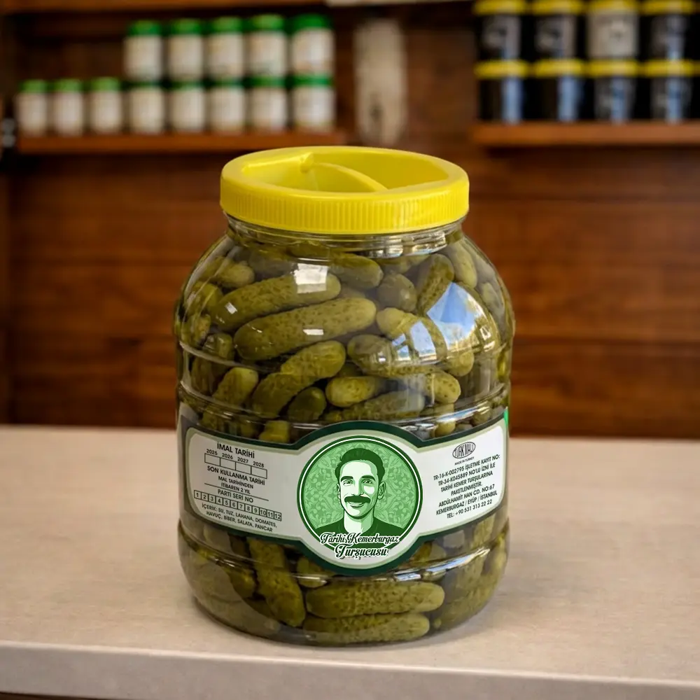 Kornişon Salatalık Turşusu 3 Kg