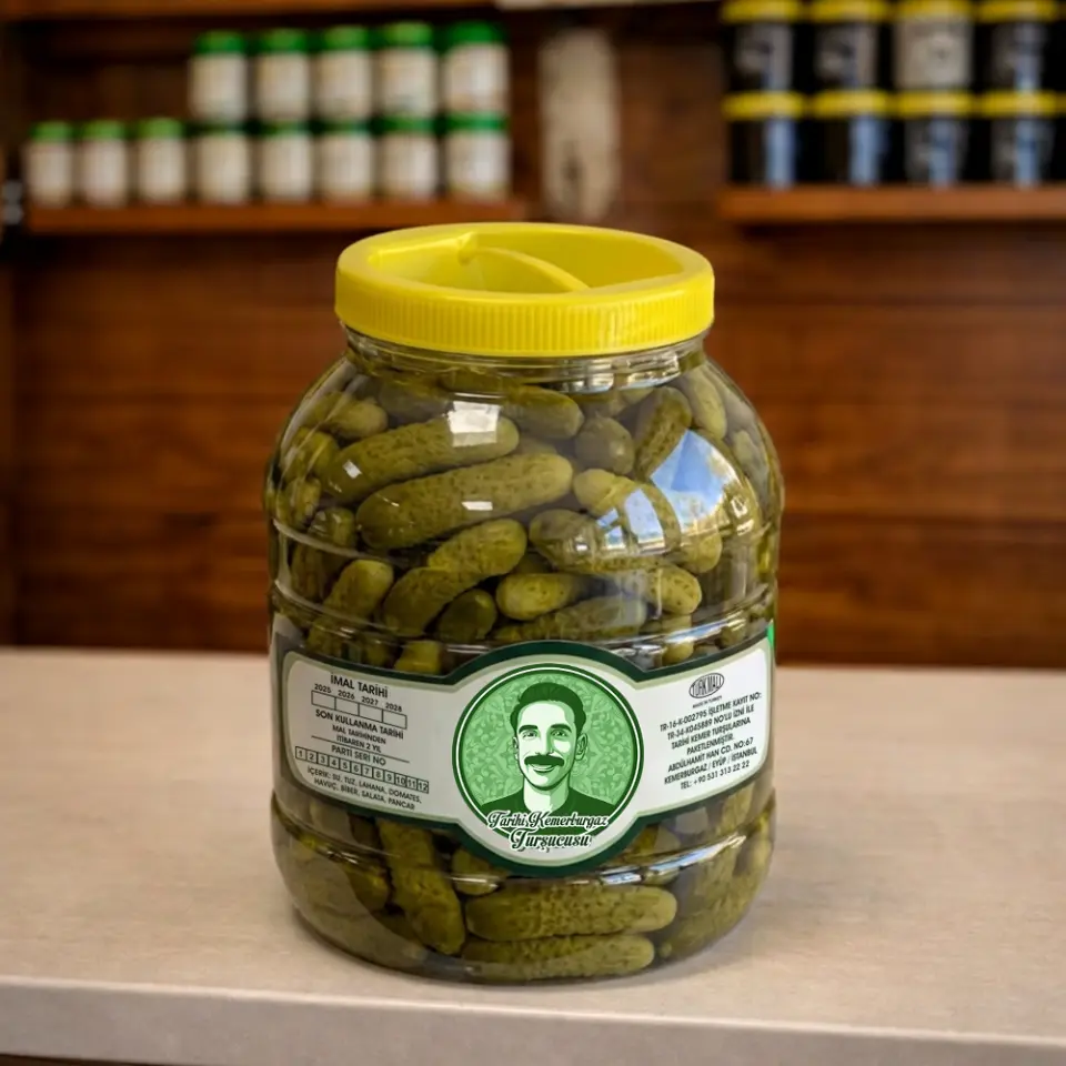 Kornişon Salatalık Turşusu 3 Kg