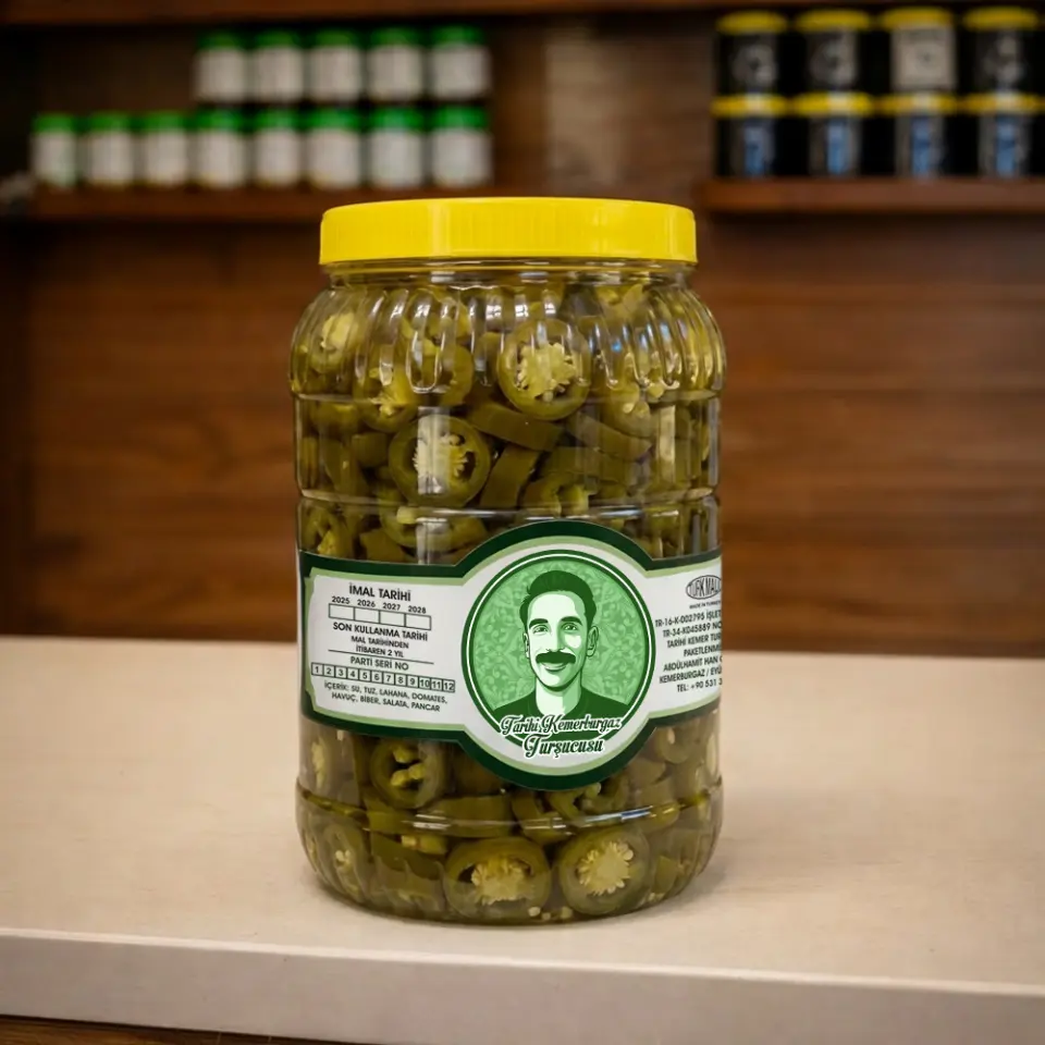 Jalapeno Biberi Turşusu 2 Kg