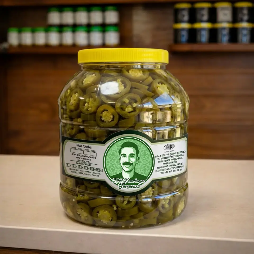 Jalapeno Biberi Turşusu 3 Kg