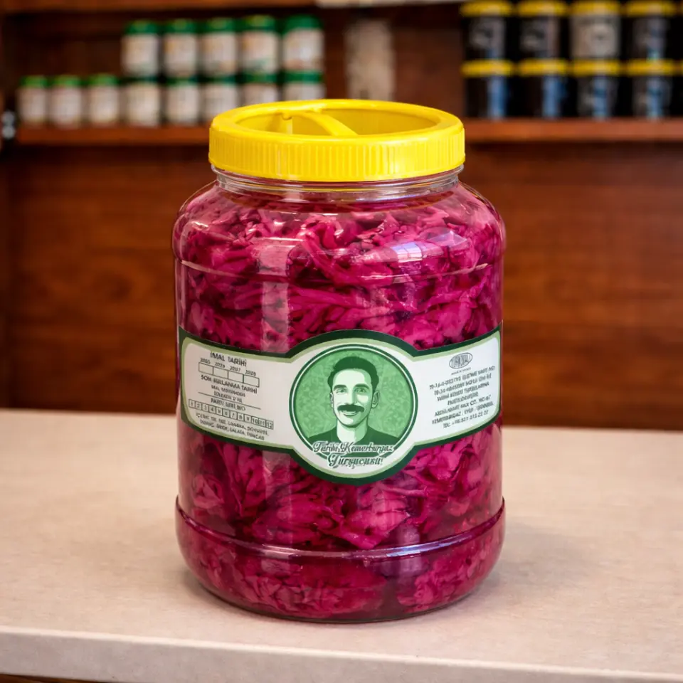 Kırmızı Lahana Turşusu 3 Kg