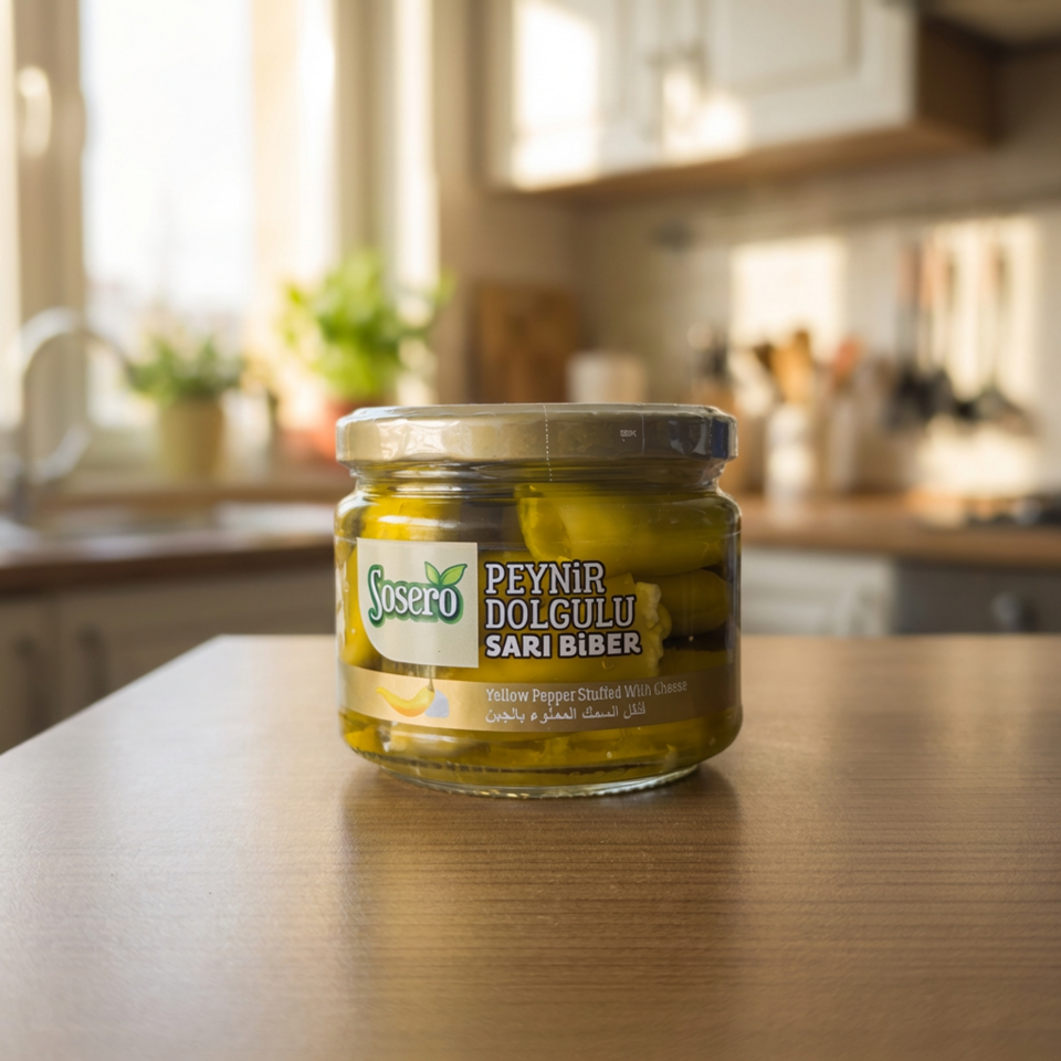 Peynir Dolgulu Sarı Biber
