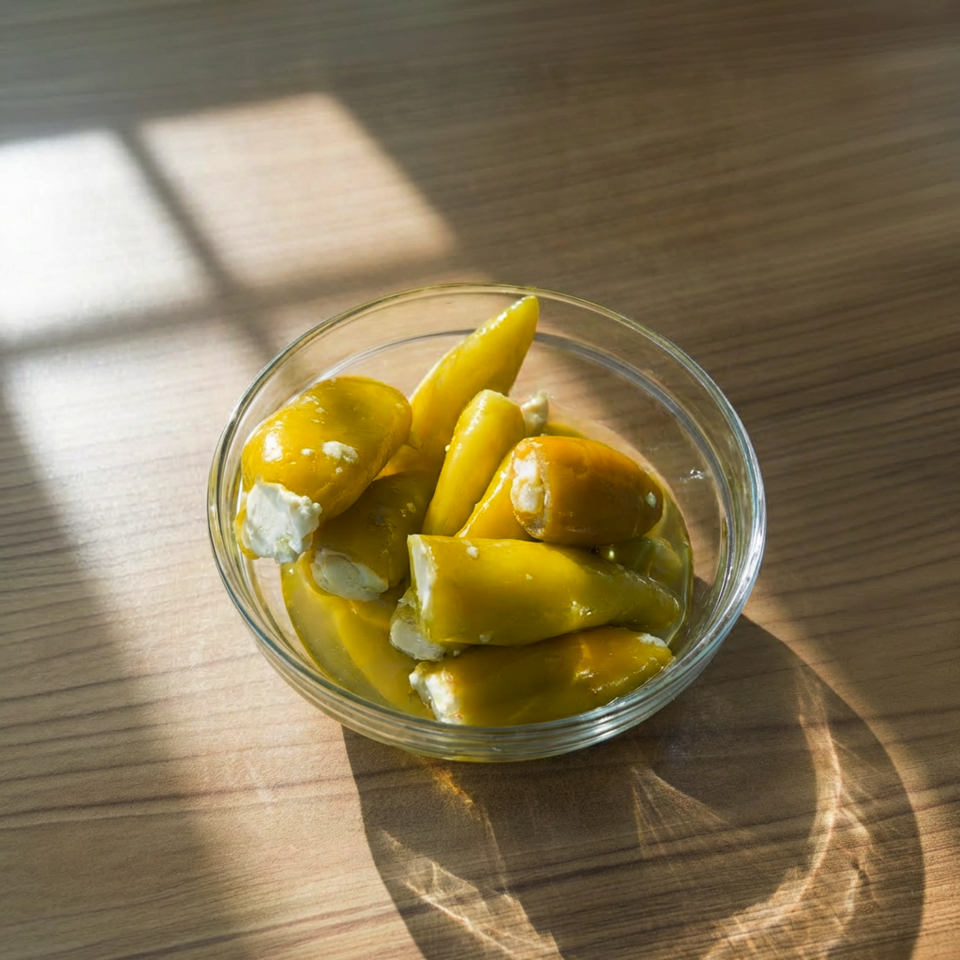 Peynir Dolgulu Sarı Biber