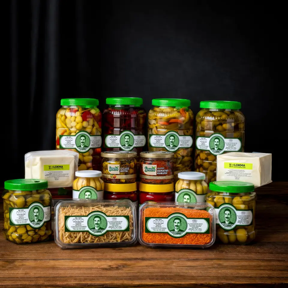 Fırsat Paketi 4 (10 Kg Turşu, Peynir, Bakliyat, Sos, Sosero ve Mısır Turşusu)
