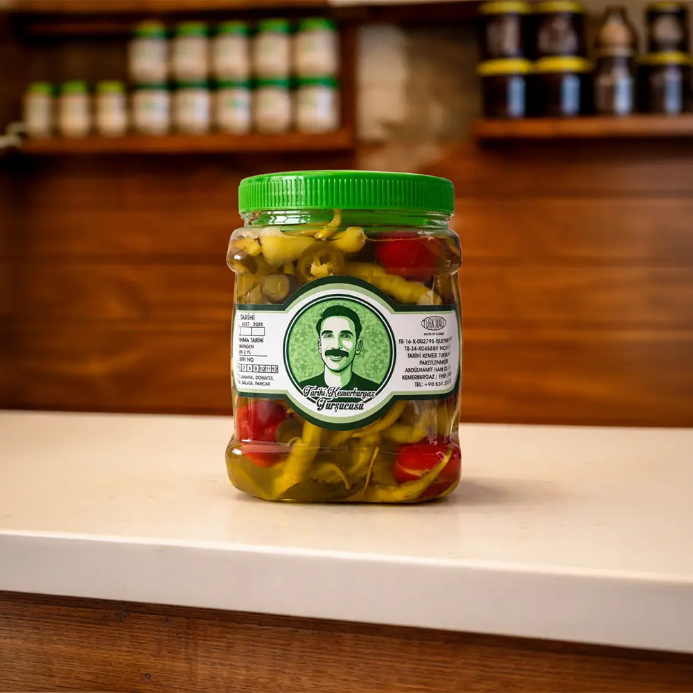 Karışık Biber Turşusu (Süs, Topi, Macar, Kiraz, Kıl Sivri, Antalya Biber) 5 Kg