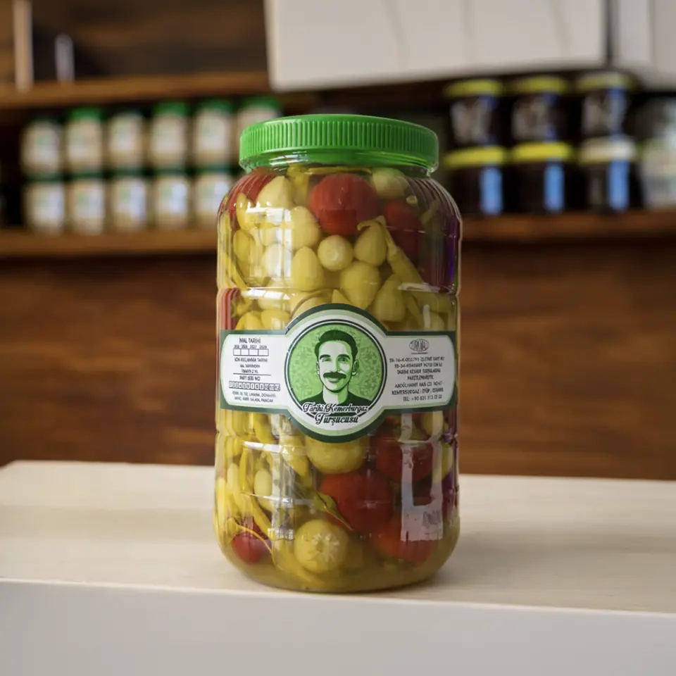 Karışık Biber Turşusu (Süs, Topi, Macar, Kiraz, Kıl Sivri, Antalya Biber) 5 Kg